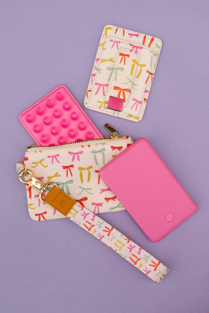 Bubblegum Bows Magnetic Wallet